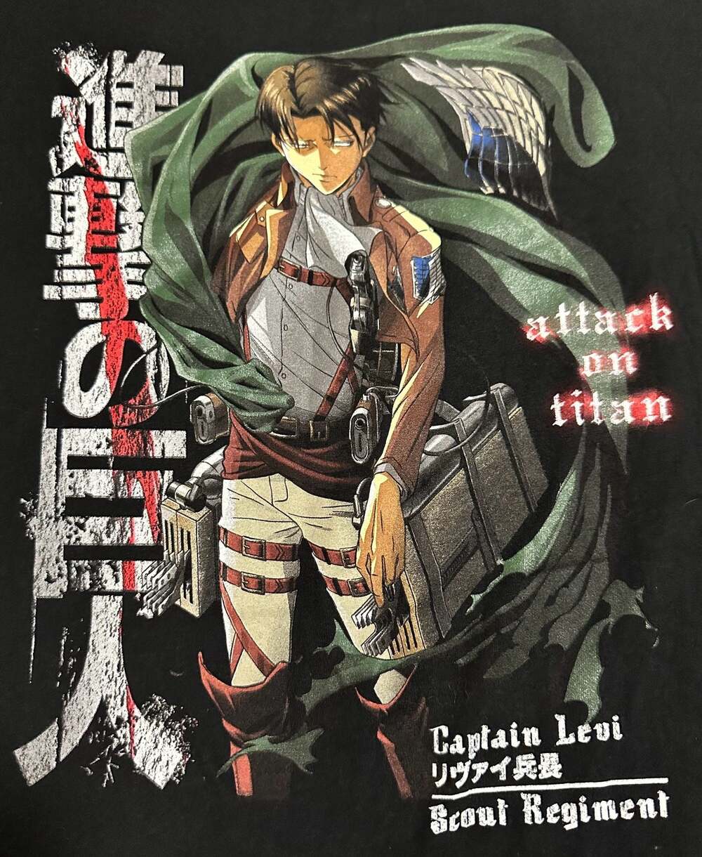 Ripple Junction Attack on Titan Season 3 Captain Levi Scout Regiment, Size L